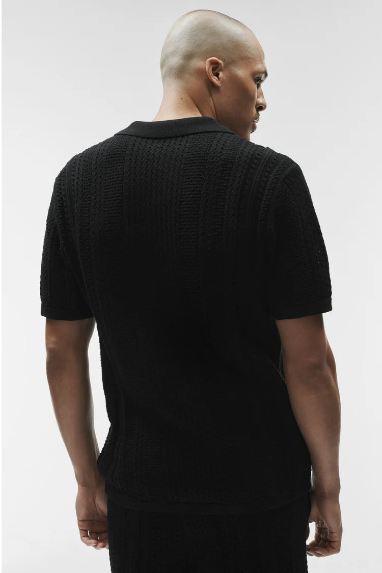 Coastline Knit Short Sleeve Polo