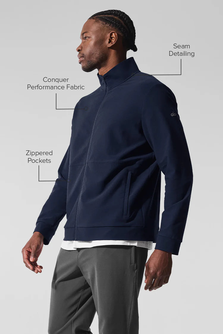 Conquer Max Mock Neck Full Zip