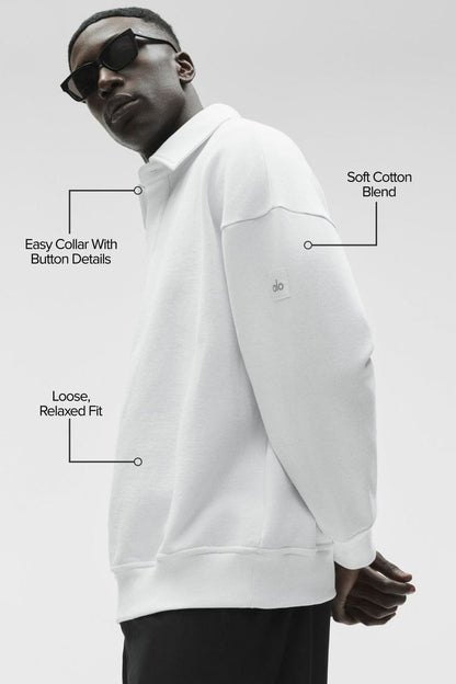 Take it Easy Long Sleeve Henley Pullover
