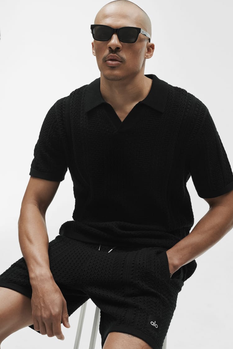 Coastline Knit Short Sleeve Polo