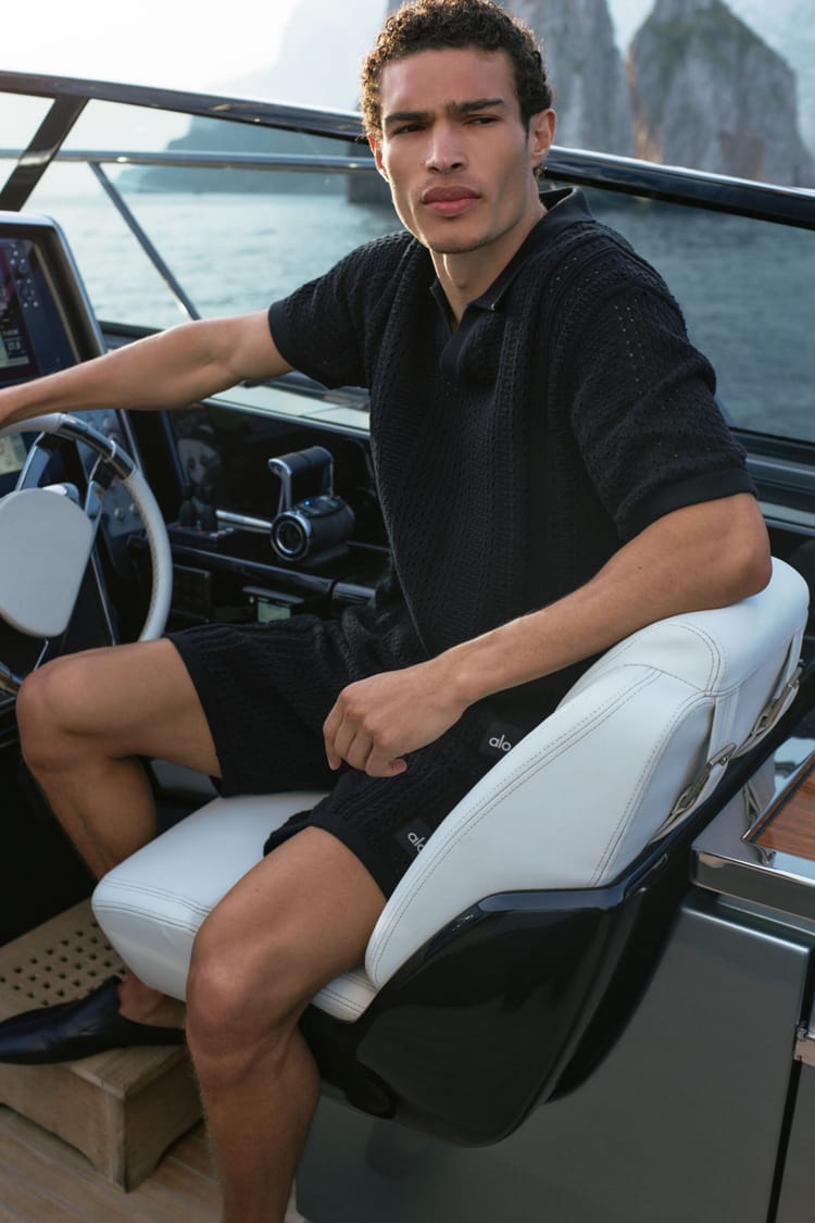 Coastline Knit Short Sleeve Polo
