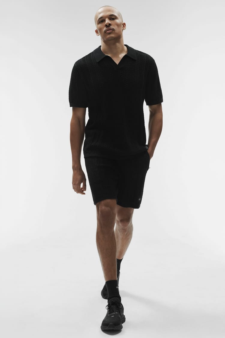 Coastline Knit Short Sleeve Polo
