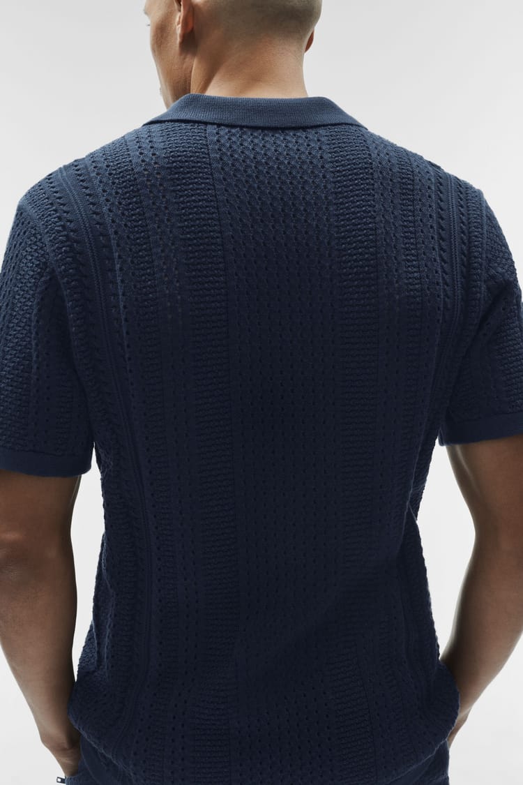 Coastline Knit Short Sleeve Polo