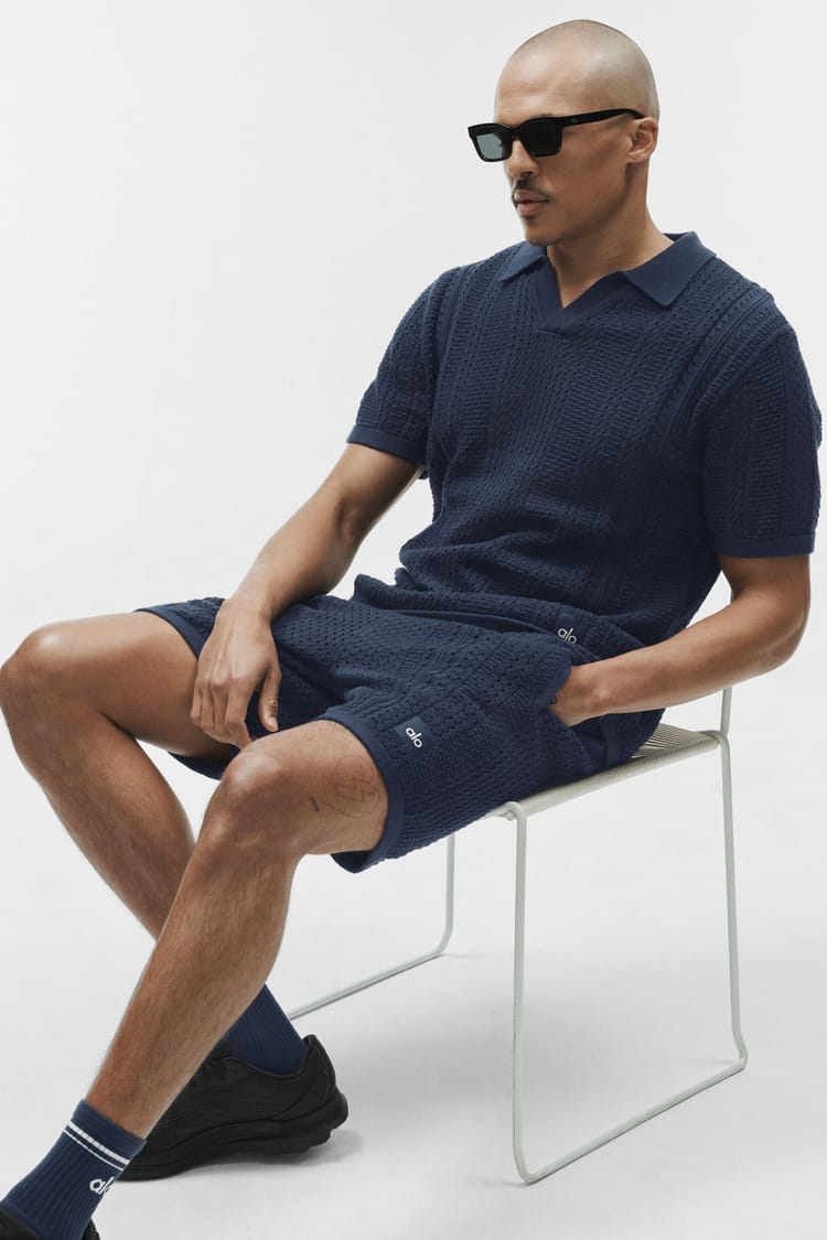 Coastline Knit Short Sleeve Polo