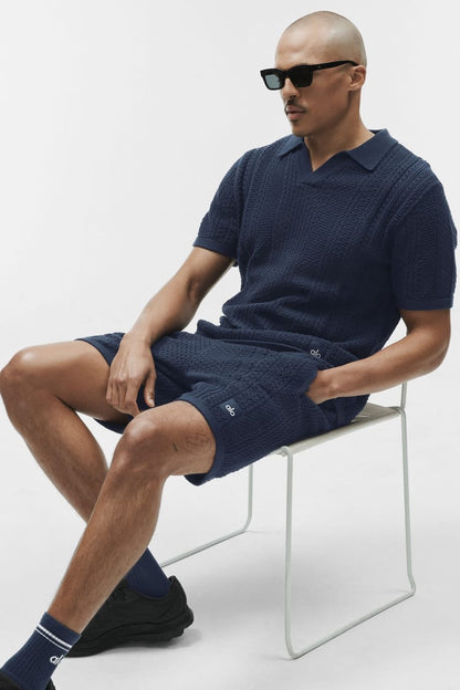 Coastline Knit Short Sleeve Polo