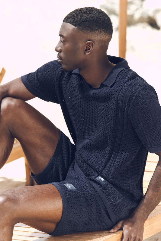 Coastline Knit Short Sleeve Polo