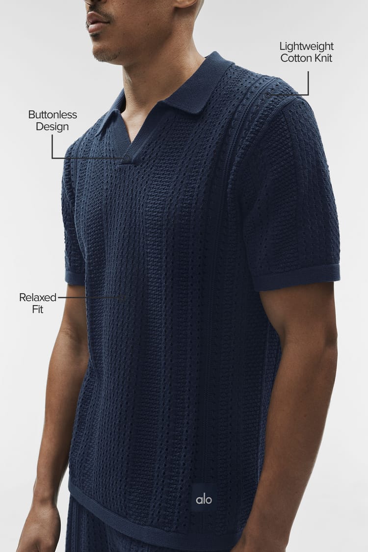 Coastline Knit Short Sleeve Polo