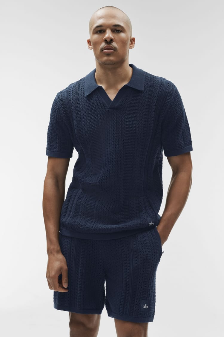 Coastline Knit Short Sleeve Polo