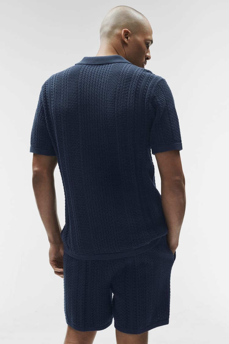 Coastline Knit Short Sleeve Polo