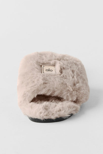 ALO Classico Faux Fur Sandal