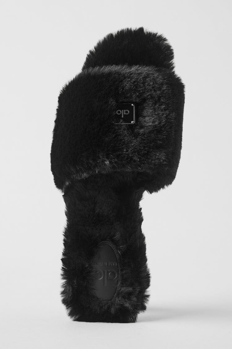 ALO Classico Faux Fur Sandal