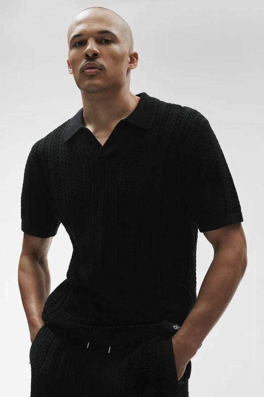 Coastline Knit Short Sleeve Polo