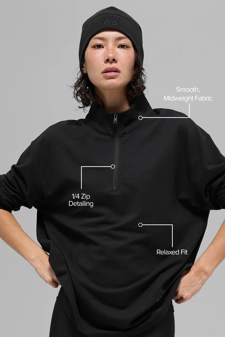 Double Take Long Sleeve 1/4 Zip