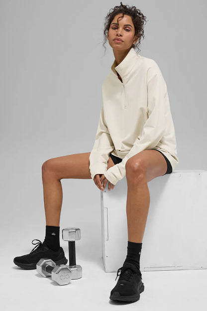 Double Take Long Sleeve 1/4 Zip