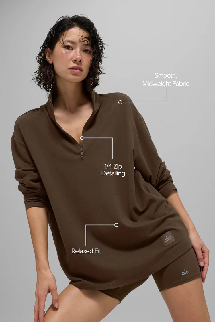 Double Take Long Sleeve 1/4 Zip