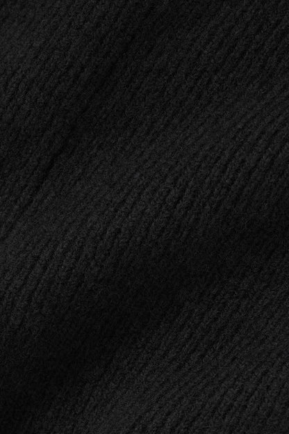 Wool Cashmere Ribbed Noble Crewneck Sweater