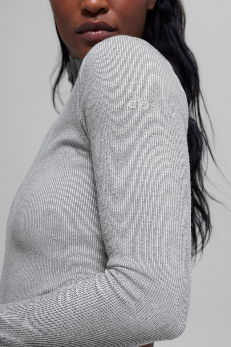 Seamless Two Tone Rib Jacket