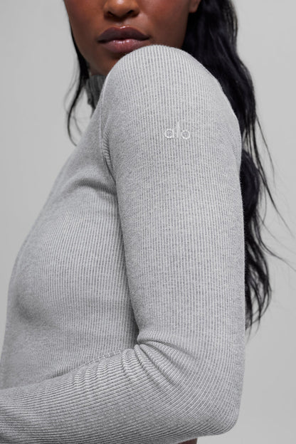 Seamless Two Tone Rib Jacket