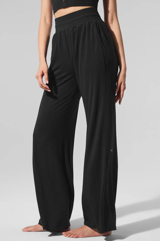 Semi-Sheer Delicate Lounge Flare Pant