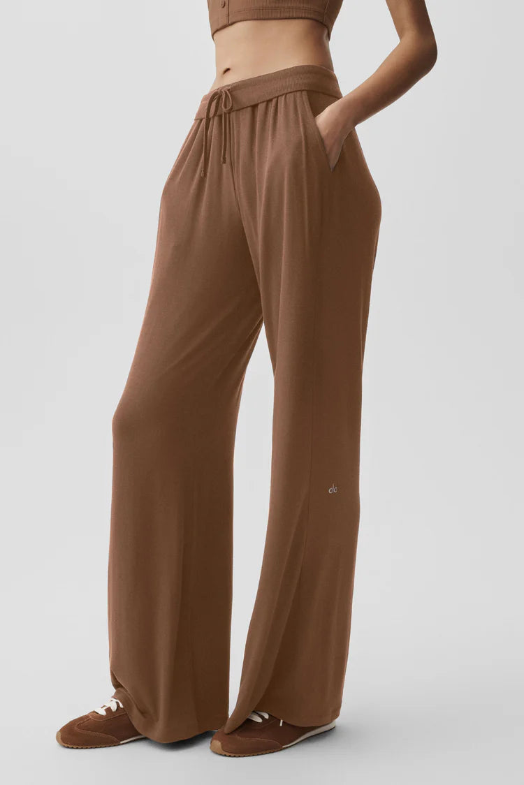 Semi-Sheer Delicate Lounge Flare Pant